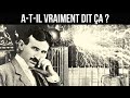 Le plus grand secret de Nikola Tesla a été dévoilé - PERSONNE n&#39;a encore mentionné sa déclaration !