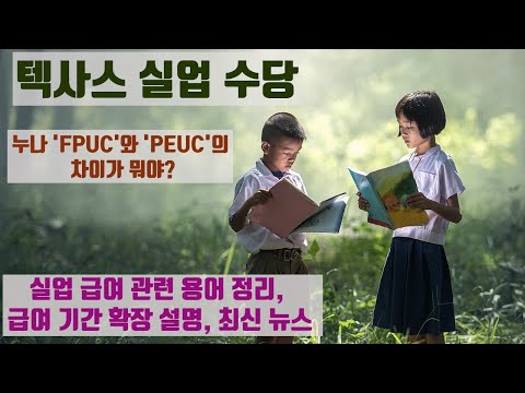 텍사스 실업수당 - 급여 연장 법안 - 그동안 헷갈리셨던 용어와 법안 총정리 - 최신 뉴스 번역 - 더 이상 헷갈리지 마세요 ^_^