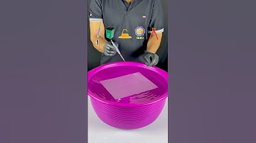 TRY TO GUESS HOW MANY TISSUES PAPERS IT TOOKS! what happened next? #experiment #satisfying