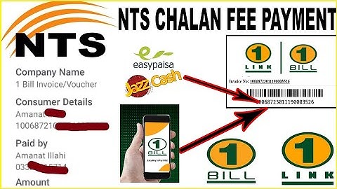 NTS Fee Payment Methods 2023 | Jazz Cash/EasyPaisa | Mobile Banking | 1Link, 1Bill | Online Chalan