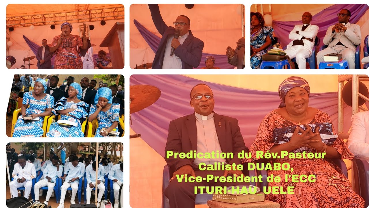 REV.Calliste DUABO V.PRES.ECC ITURI/HAUT-UELE,PREDICATION DU DIMANCHE 09-03-2025 À LA 3è CBCA/ISIRO