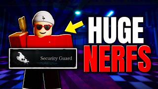 Security Guard Got Nerfed Badly In Bite By Night... Roblox