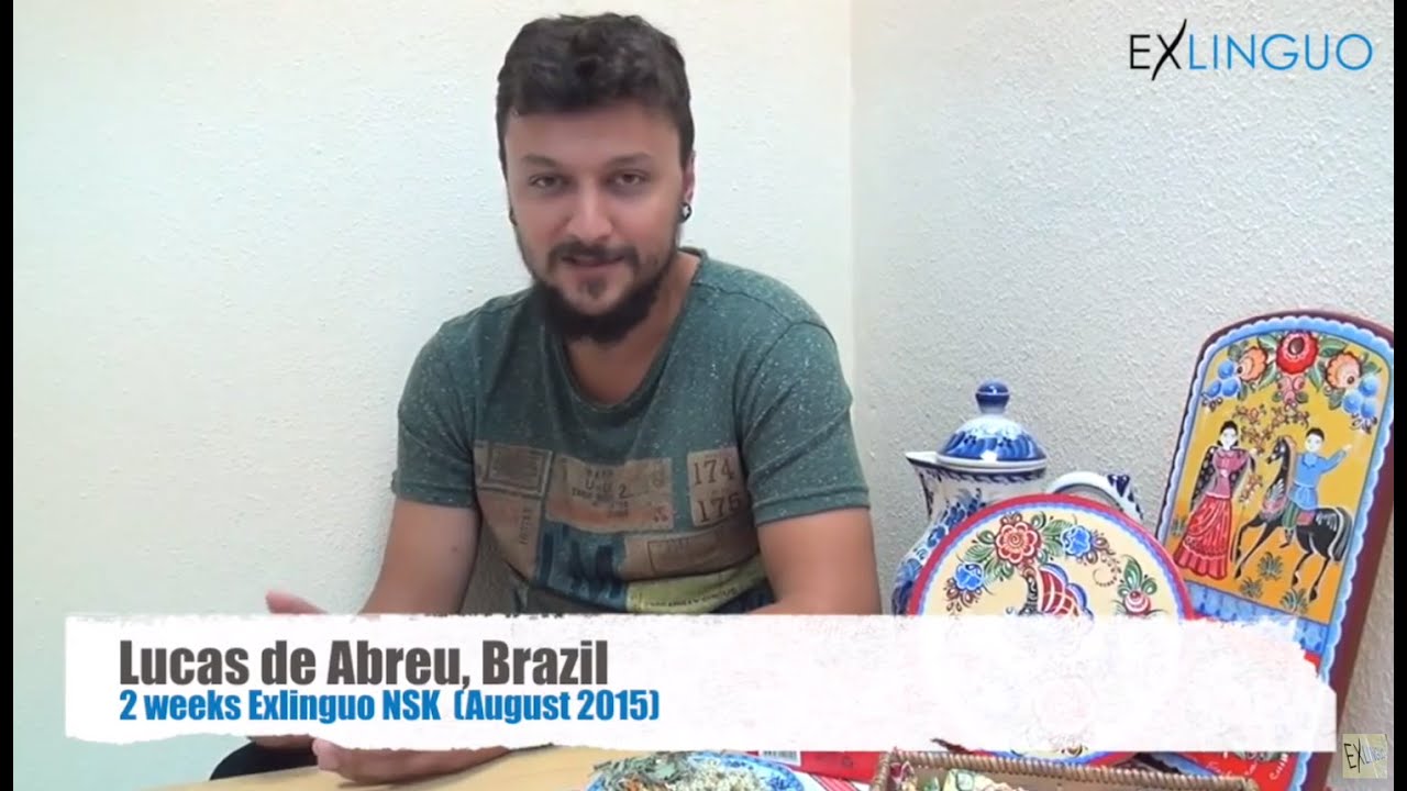 russian culture presentation Review (in Portuguese) of Exlinguo Novosibirsk Russian course by Lucas, Brazil | August 2015