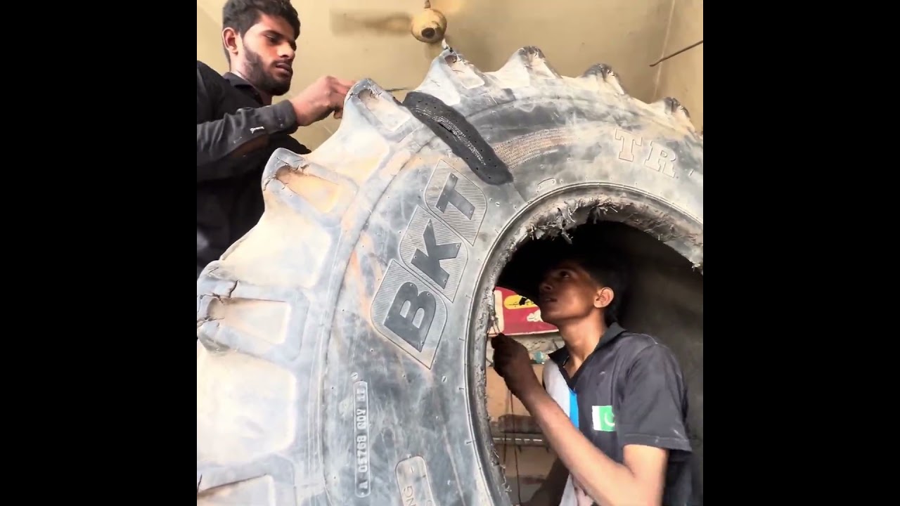 Giant Machinery Tire Reborn — An Insane Heavy-Duty Restoration