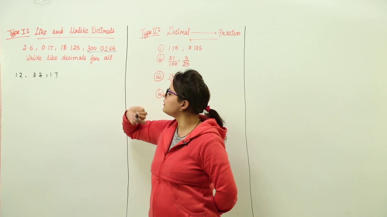 Online free maths topic l class 4th maths icse chapter 2 l decimals l l3 youtube