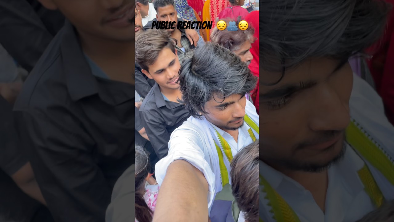 Public reaction video 💔🫂😔 #@vikasraja_111￼