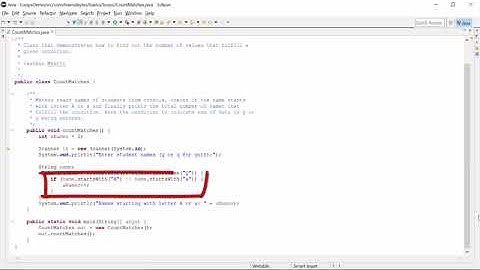 Common Looping Algorithm - Count Matches