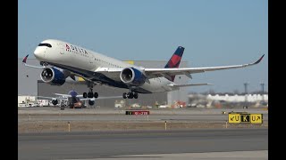 Delta A350 take off, DTW