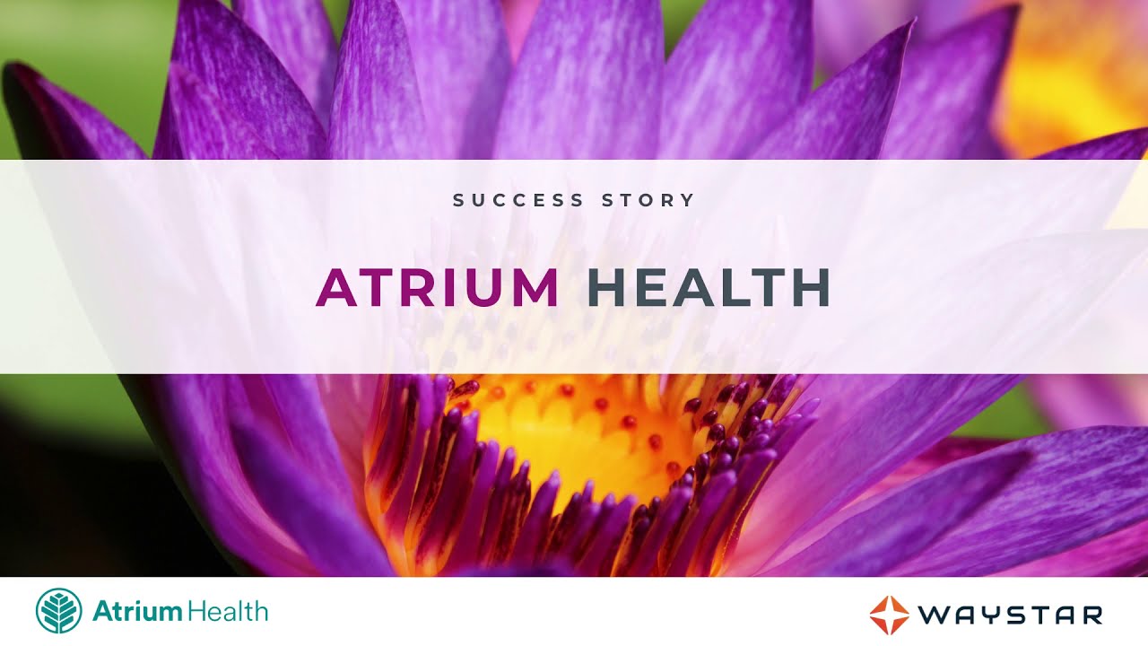 Waystar + Atrium Health Success Story YouTube