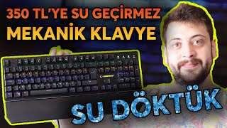 SU GEÇİRMEZ MEKANIK KLAVYE | Rampage KB-R91 Optik Switch Su Geçirmez Mekanik Klavye