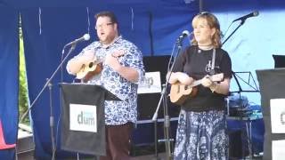 George Bartle And Mandi Harkett. The Dum 2016 Ukulele Festival