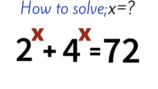 A Beautiful Exponential Equations Solving✍️Quadratic equations.