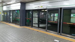 서울지하철 2호선 시운전 S9932 을지로4가역 진입,출발(D237편성)