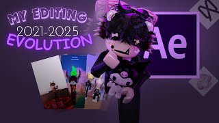 My Editing Evolutions!🤩 (2 YEARS)