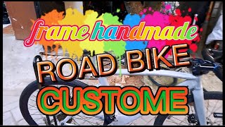 RAKIT SEPEDA GRAVEL ROADBIKE frame custom generasi1