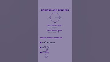 Radians and Degrees  II#shorts #radians #degrees