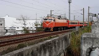 20230211-南下511次莒光通過省牧場平交道