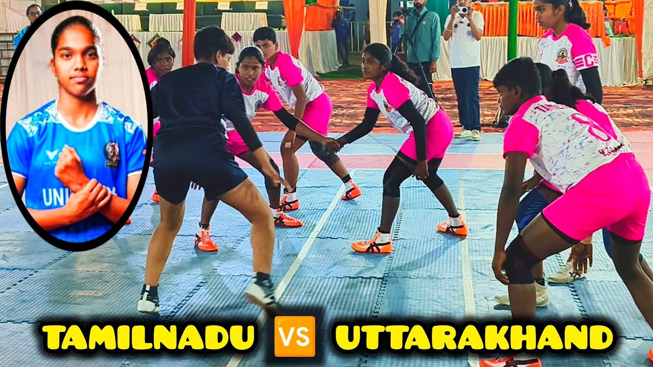 Tamilnadu 🆚 Uttarakhand || Girls || 35th Sub-Junior National Kabaddi Championship 2025, Haryana 