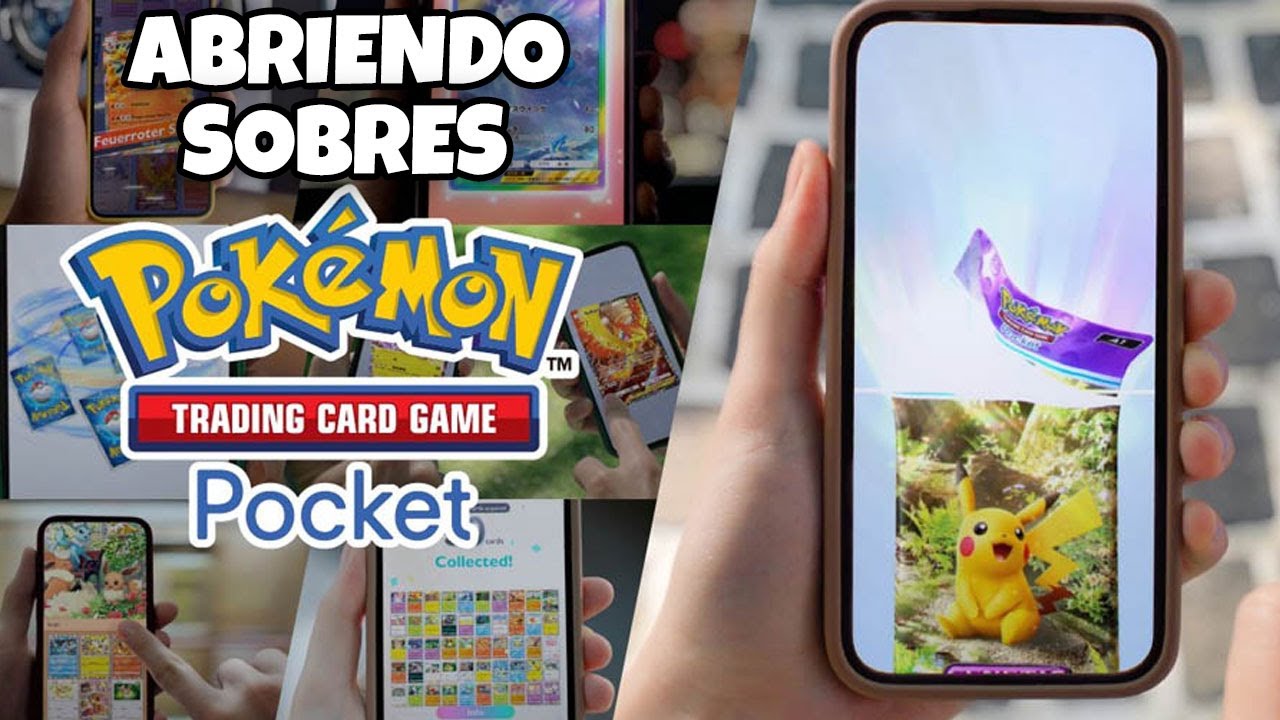 ABRIENDO MIS PRIMEROS SOBRES DE CARTAS POKEMON EN POKEMON TCG POCKET # ...