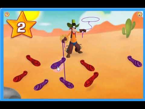 Mickey Mouse and Friends Goofys Wild Shoe Round Up online game ...