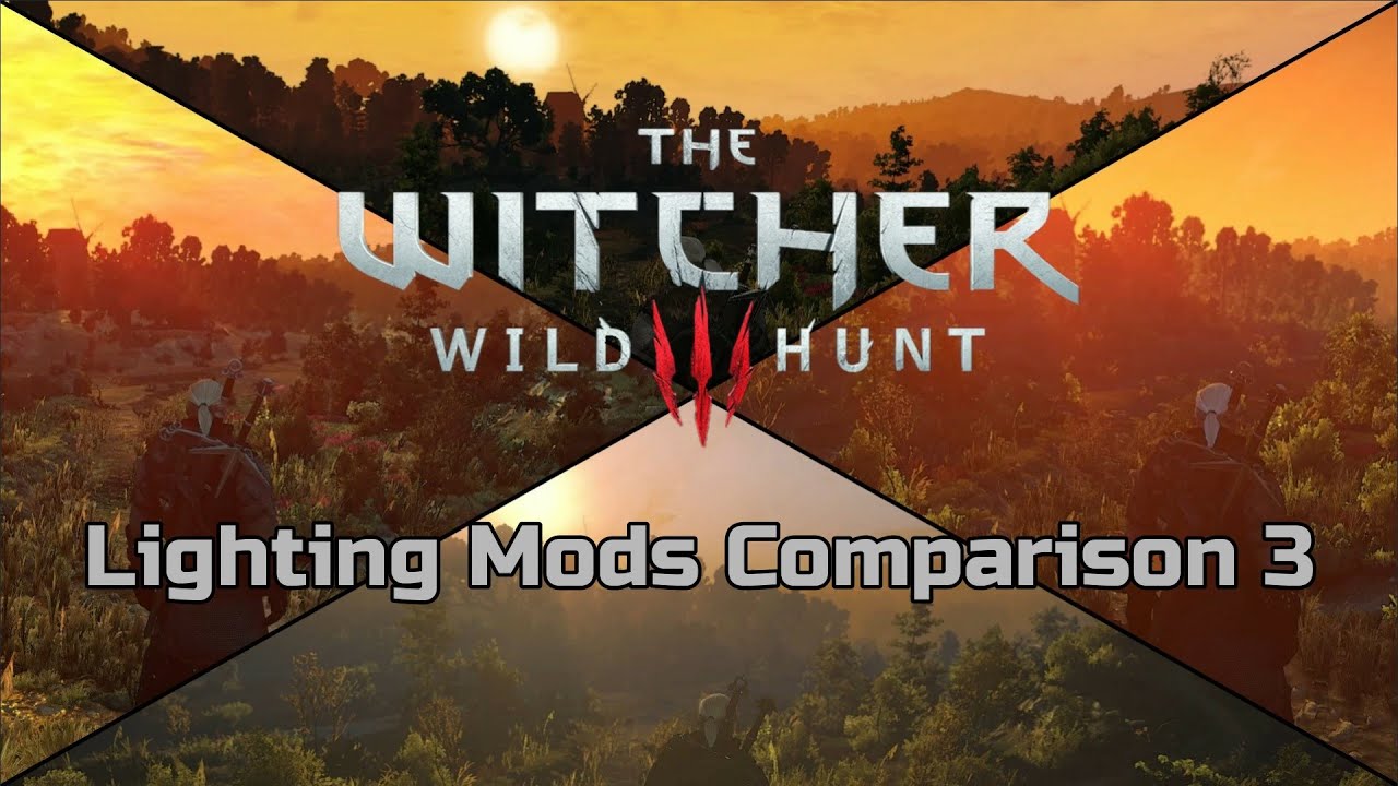 The Witcher 3: Wild Hunt | Lighting Mods Comparison | Vanilla Graphics vs 9  Lighting Mods part 3 - YouTube
