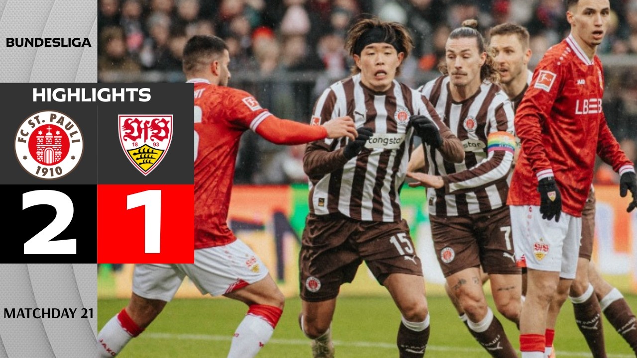 St Pauli - VfB Stuttgart | 2-1 | Zusammenfassung | Bundesliga 2025-26 | st pauli stuttgart