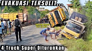 Drama Evakuasi Tersulit❗4 Unit Truck Super Tangguh Diturunkan,Umplung Derek Canter Di Batu jomba by PENGUKUR JALANAN 2,123 views 2 weeks ago 38 minutes