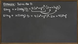 Full Solving Multivariable Equations - Example 3 Update