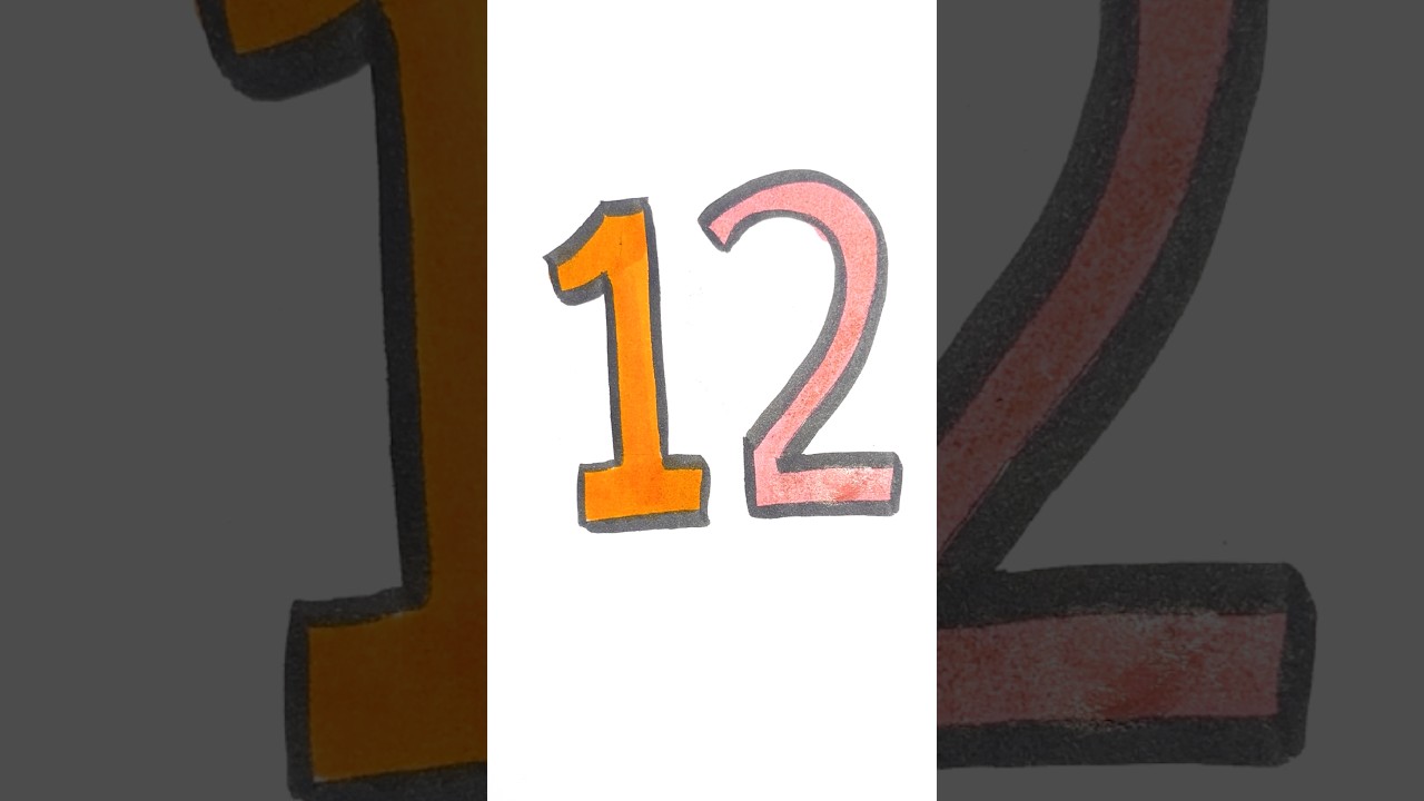 Number drawing challenge 12/100 