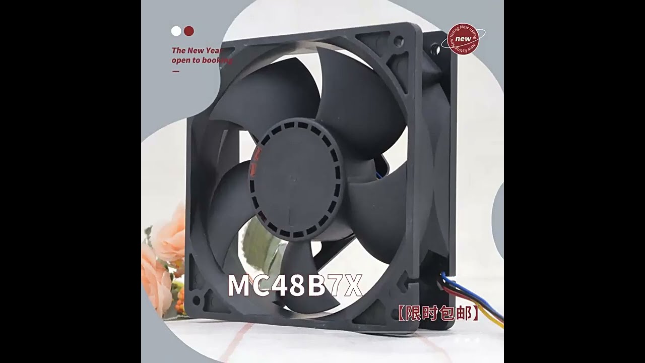thumbnail image 2 of COMAIR MCD48K6NDNX 120mm Cooling Fan – 48V 13.0W For Electronics Projects 2 of 6