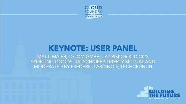 Keynote: User Panel