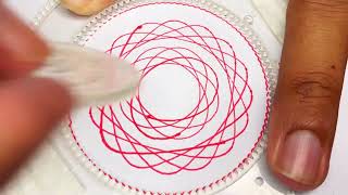Spirograph Art Video Tutorial 021 #spirograph