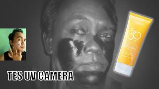 WARDAH SUNSCREEN GEL SPF 30 - TES SUNSCREEN DI UV CAMERA