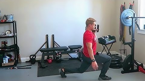 Split-Stance One-Arm Dumbbell Press