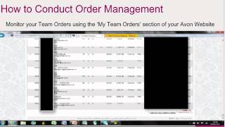 Order Management Training