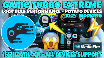 Rog Turbo Booster For Android Game ! Max FPS Fix Lag - No Root