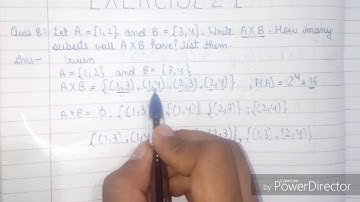 Exercise  2.1 cbse class 11 /Relations and functions (Q8)