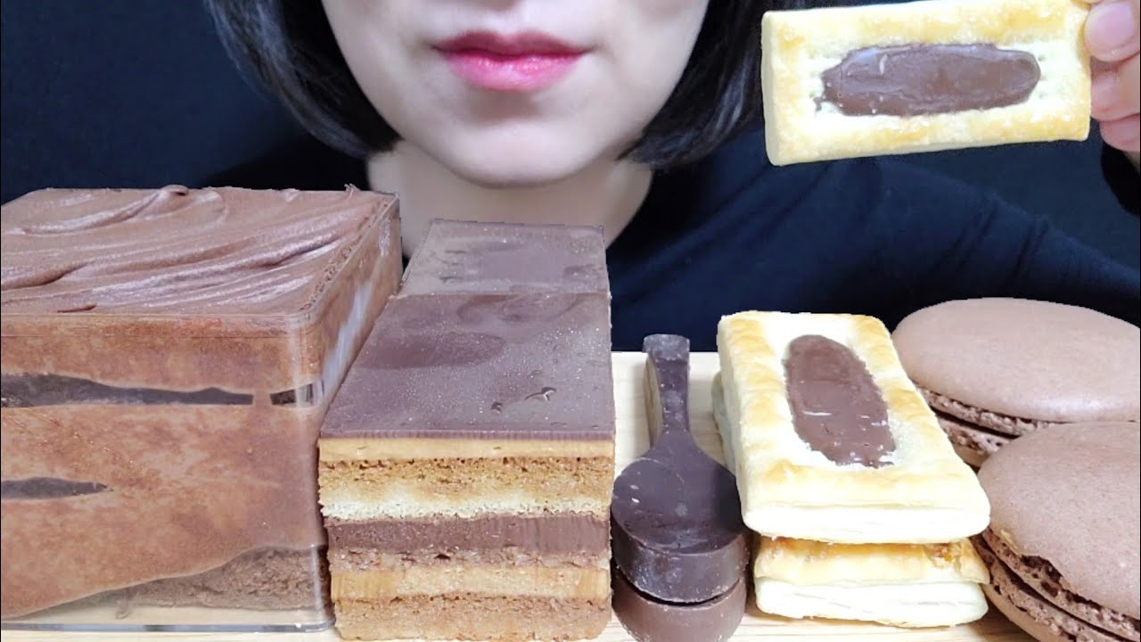 초콜릿 디저트 먹방  Chocolate dessert mukbang