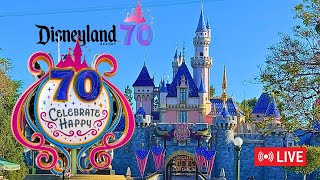 LIVE: Disneyland 70th Anniversary Decorations & Exclusive Merchandise Walkthrough!
