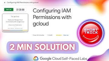 Configuring IAM Permissions with gcloud || #GSP647 || #short trick #goodies