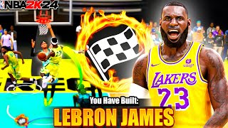 This LeBron James Build is a BULLY on NBA 2K24