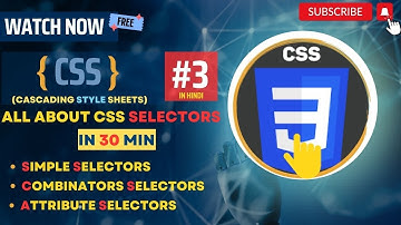 CSS Tutorial : Explain Selectors To Targeting HTML Elements | IN Hindi | Web Development | 2023 |#3