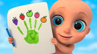 finger family fruits johny johny yes papa learn colors baby