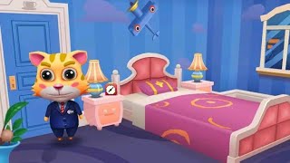 Cat runner: Decorate Home - Talking Tom running game - billi wala game download screenshot 4