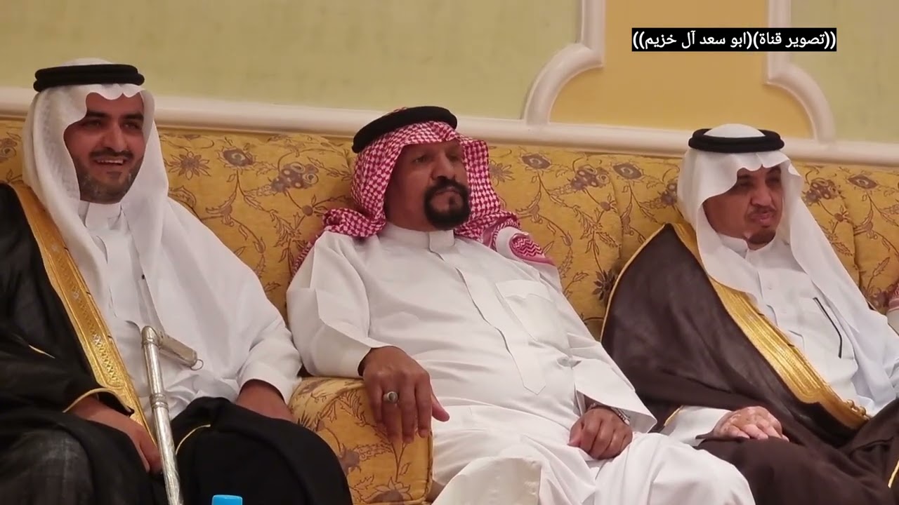 ضيافة الشيخ/فايز بن ناعم/ للشاعر/ عبدالله البيضاني و مرافقيه/وبحضور شيوخ و رموز من رجال الحجر