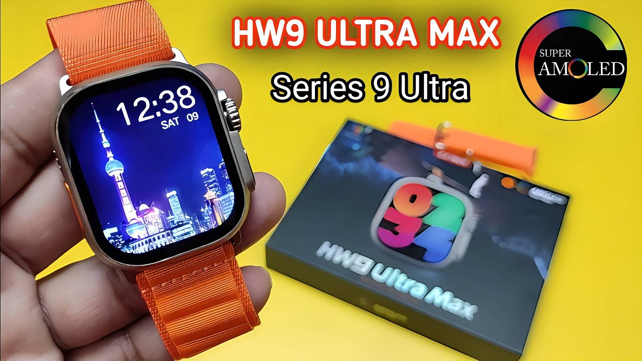 HW9 Ultra Max Unboxing HW9 Ultra Max Smart Watch Unboxing Review HW9 Ultra  Max Series 9 Unboxing.