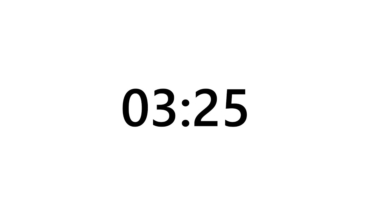 timer-for-3-minutes-and-25-seconds-youtube