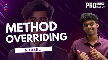 #26 Method Overriding in Java in Tamil