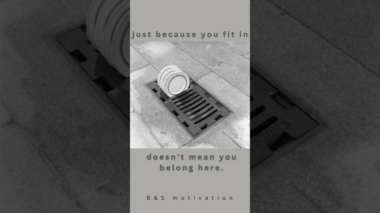 Not every place you fit in 🔥💯 