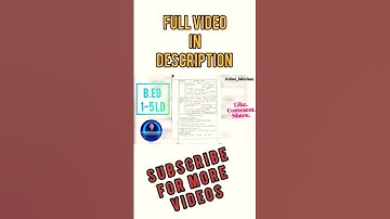 B.Ed (3rd sem) Education Method Learning Design | এডুকেশন (শিক্ষাবিজ্ঞান) শিখন নকশা | Shorts